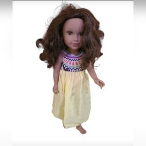 𝅺journey Girls Kyla Doll 18" with tribal outfit